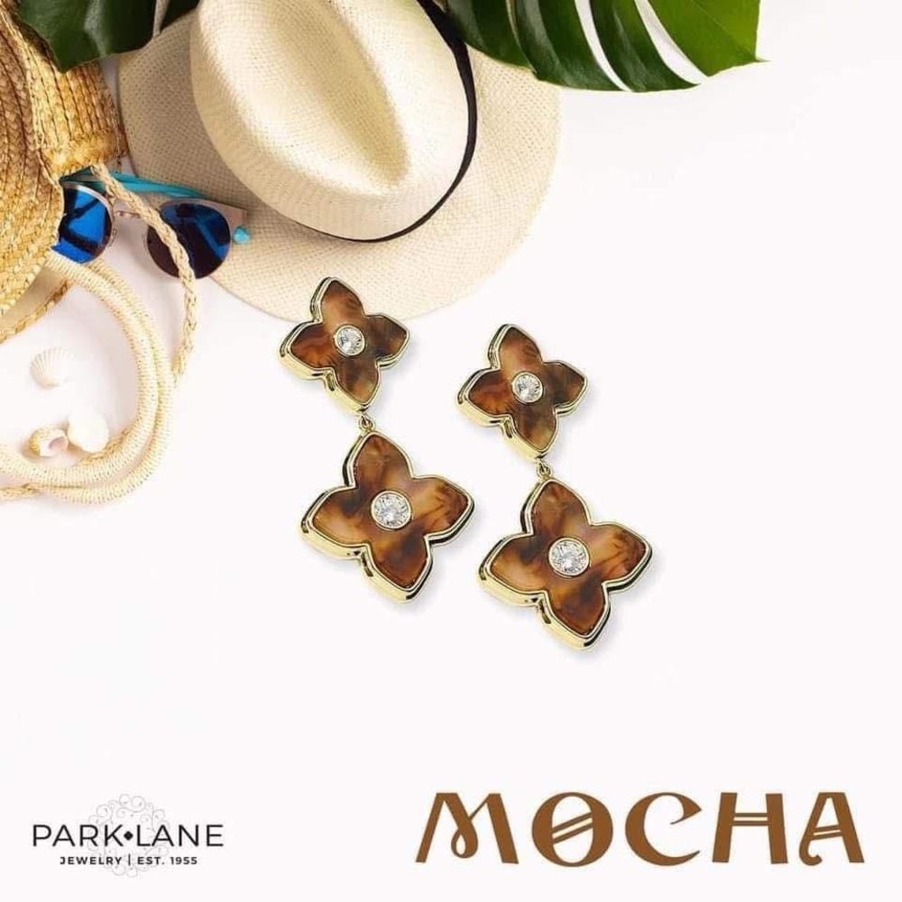 Mocha Necklace and Earring Set- Park Lane - Picture 5 of 5